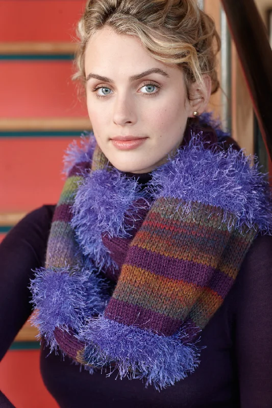  -Explosion-proof leash FOR LARGE dogsPaint Palette Cowl Pattern (Knit) - Version 2