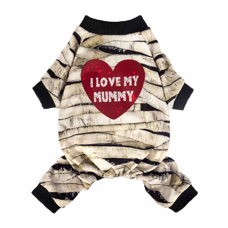 - Climbing pet constant temperature heating padI Love My Mummy Halloween Dog Pajamas