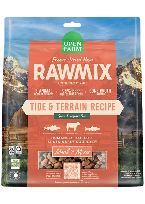 - Elderly dog ​​joint care mattressOpen Farm RawMix Tide & Terrain Freeze Dried Raw Recipe for Dogs
