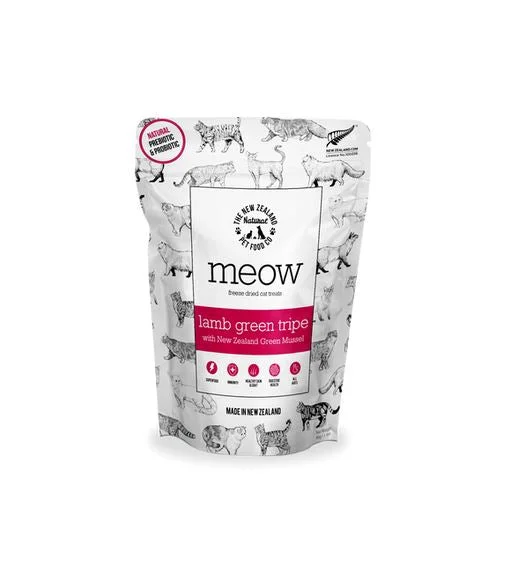 - Pet tear stain cleaning wipesThe New Zealand Natural Pet Food Meow Lamb Green Tripe Freeze Dried Raw Cat Treat (1.4 oz (40 g)) - Pet tear stain cleaning wipesThe New Zealand Natural Pet Food Meow Lamb Green Tripe Freeze Dried Raw Cat Treat (1.4 oz (40 g))