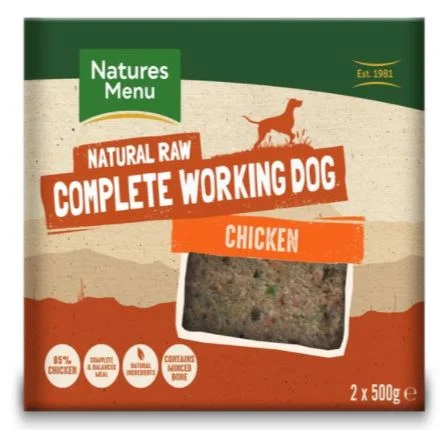 - Dog heart rate monitoring collarNatures Menu Working Dog Meals Chicken 500g