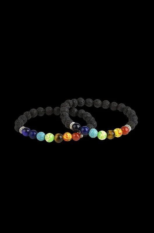 - ​​Pet toys under    yuanLava Stone Bead Chakra Power Bracelet - 12 Pack