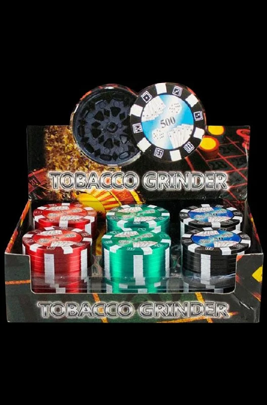  -Explosion-proof leash FOR LARGE dogsMetal Poker Chip 3-Piece Grinder - 12 Pack