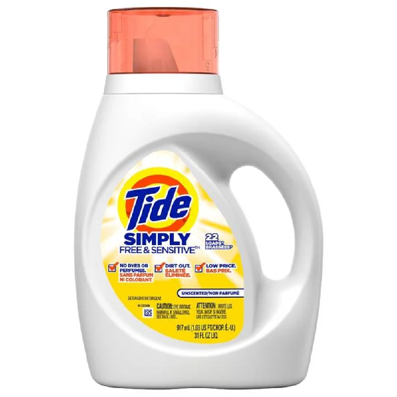  -Anti-scratch sofa protective coverTIDE WASHING LIQUID SIMPLY FREE & SENSITIVE UNSCENTED 917 ML