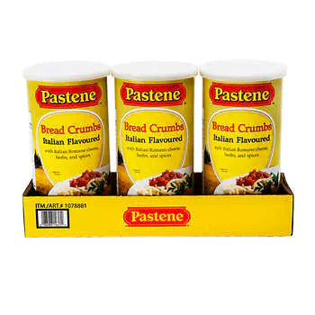 - Organic cotton dog bibsPastene Italian Flavoured Bread Crumbs 3 × 680 g