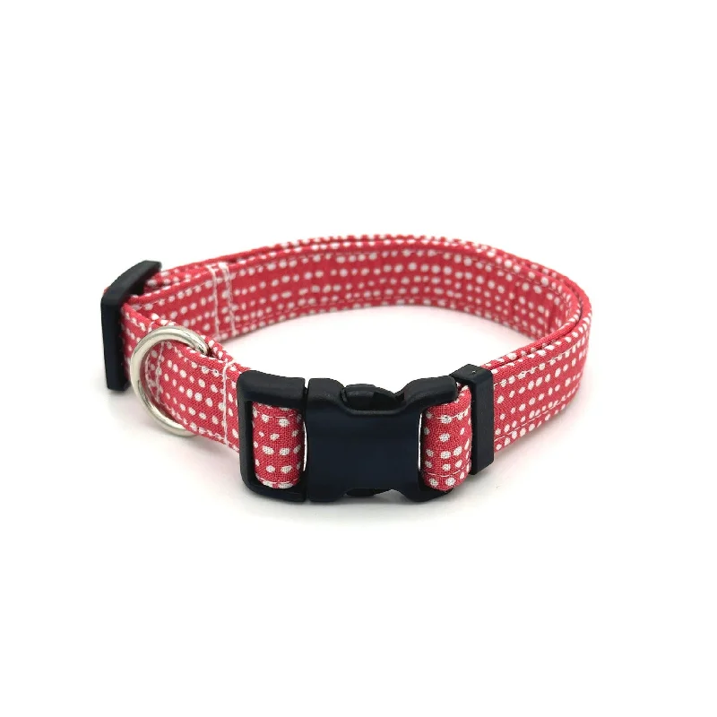  . **Pet toys are bite-resistant and wear-resistant**Red Polka Dot Dog Collar