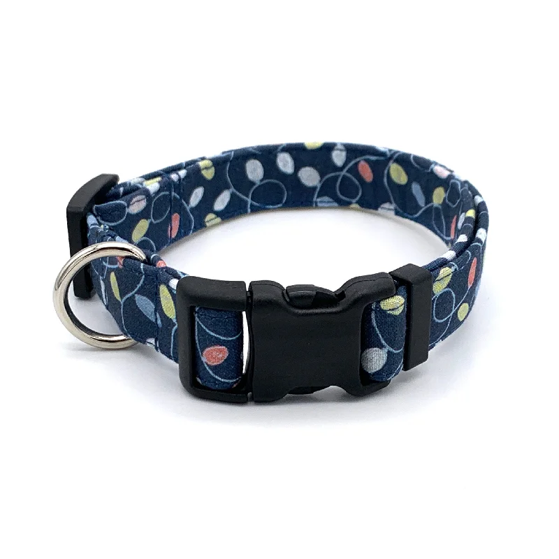  . **Dog collar is luminous and reflective**Christmas Lights Dog Collar