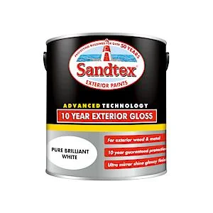 - Dog anti-slip matSandtex 10 Year Exterior Gloss 2.5 Litre Brilliant White