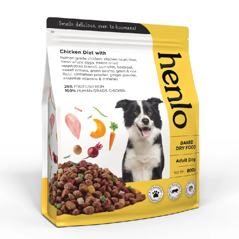 - Postoperative pet anti-licking Elizabethan collarHenlo Chicken & Vegetable Baked Dry Food for Adult Dogs | 100% human grade ingredients