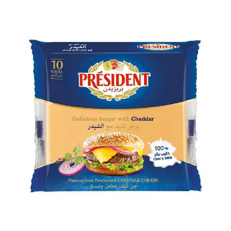 - Elderly dog ​​joint care mattressPRESIDENT BURGER WITH CHEDDAR 10 SLICES 200 GM