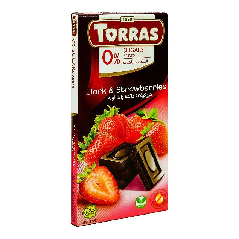 - Winter warm clothes for short-haired dogsTORRAS DARK CHOCOLATE WITH STRAWBERRIES 75G - Winter warm clothes for short-haired dogsTORRAS DARK CHOCOLATE WITH STRAWBERRIES 75G