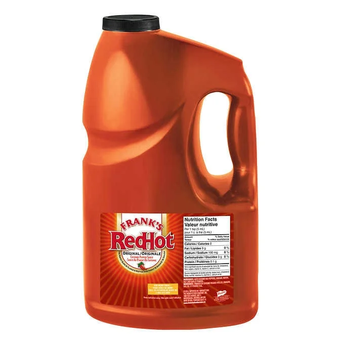 - Natural latex pet mattressFrank’s RedHot Original Cayenne Pepper Sauce 3.78 L
