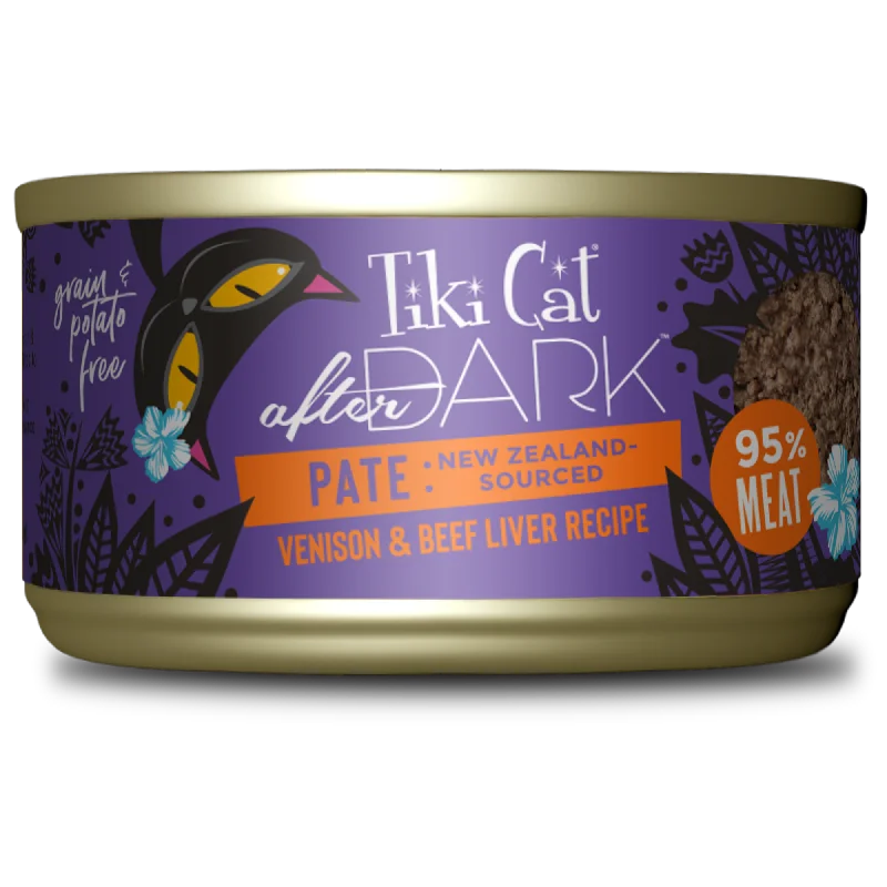 - Air box TSA certified check-inTiki Cat After Dark Venison Beef Pate 3oz*