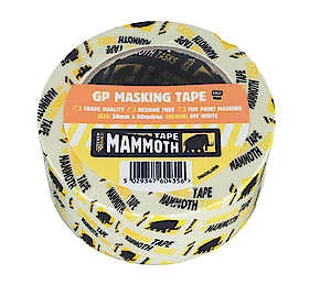 - Foldable and portable cat bagEverbuild Mammoth General Purpose Trade Quality Masking Tape Off White – 50Mm X 50M Roll - Foldable and portable cat bagEverbuild Mammoth General Purpose Trade Quality Masking Tape Off White – 50Mm X 50M Roll
