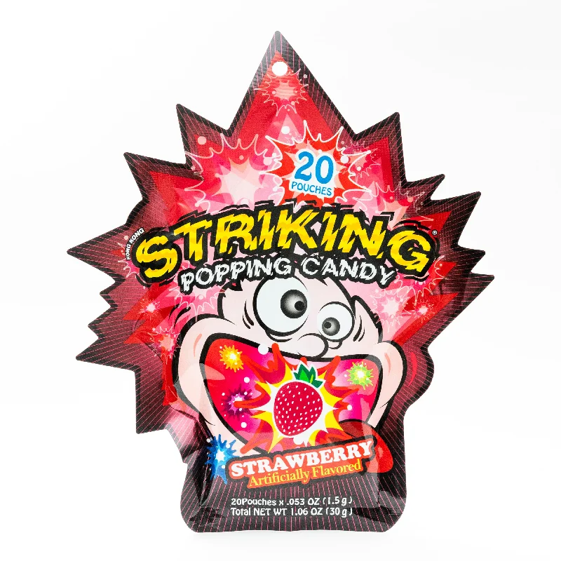 - Air box TSA certified check-inStriking Popping Candy 20 Pouches