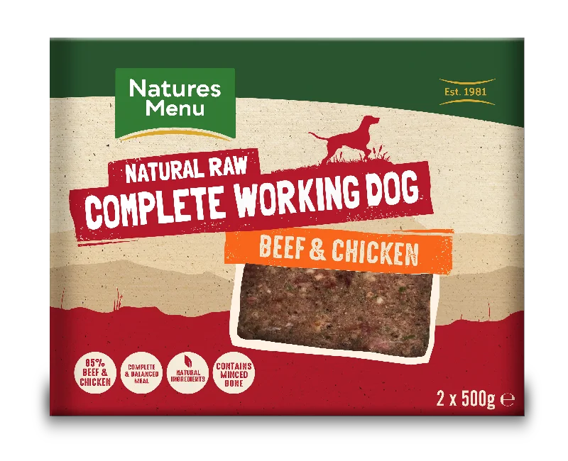 - Pet vitamin complex nutrition tabletsNatures Menu Working Dog Meals Beef & Chicken - Pet vitamin complex nutrition tabletsNatures Menu Working Dog Meals Beef & Chicken