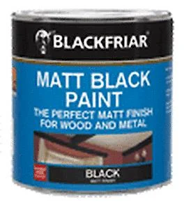 - Parrot climbing and standing wooden frameBlackfriar Matt Black Paint 125ml | For Wood and Metal - Parrot climbing and standing wooden frameBlackfriar Matt Black Paint 125ml | For Wood and Metal