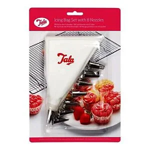 - Christmas pet Christmas clothingTala Icing Bag Set With 8 Interchangeable Stainless Steel Piping Nozzles - Christmas pet Christmas clothingTala Icing Bag Set With 8 Interchangeable Stainless Steel Piping Nozzles