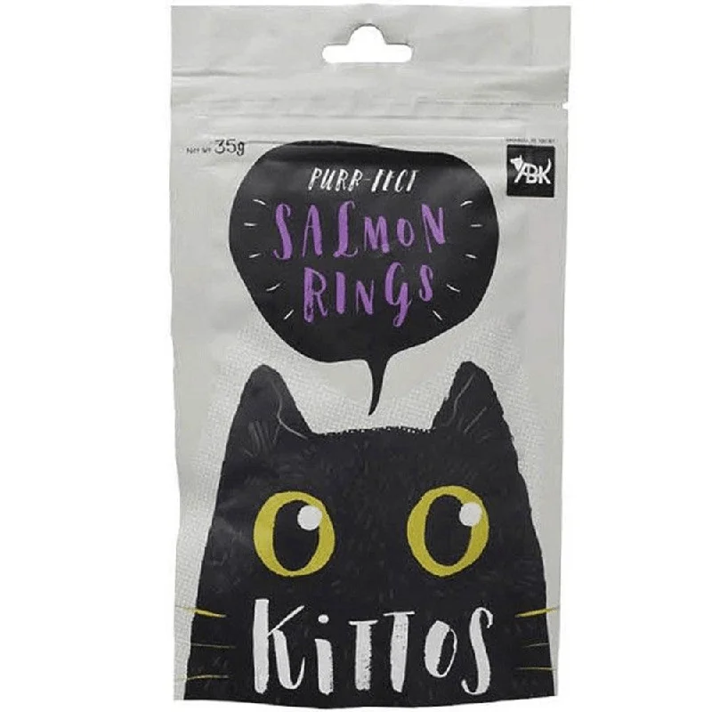 - Pet smart GPS locatorKittos Purr Fect Salmon Rings Cat Treats