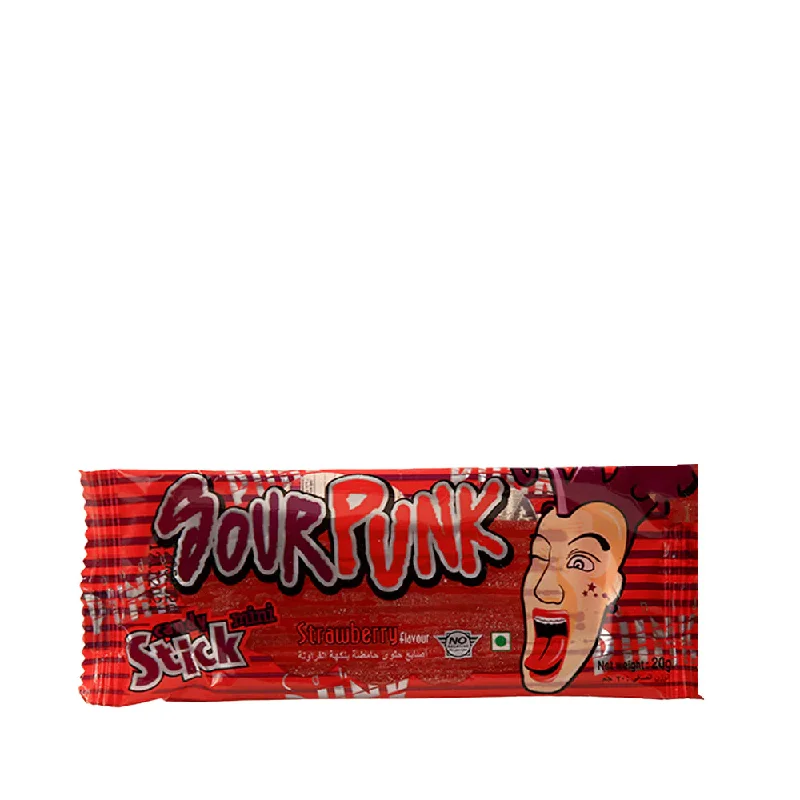 - Pet tear stain cleaning wipesSOUR PUNK CANDY STICK STRAWBERRY FLAVOUR 20 GM