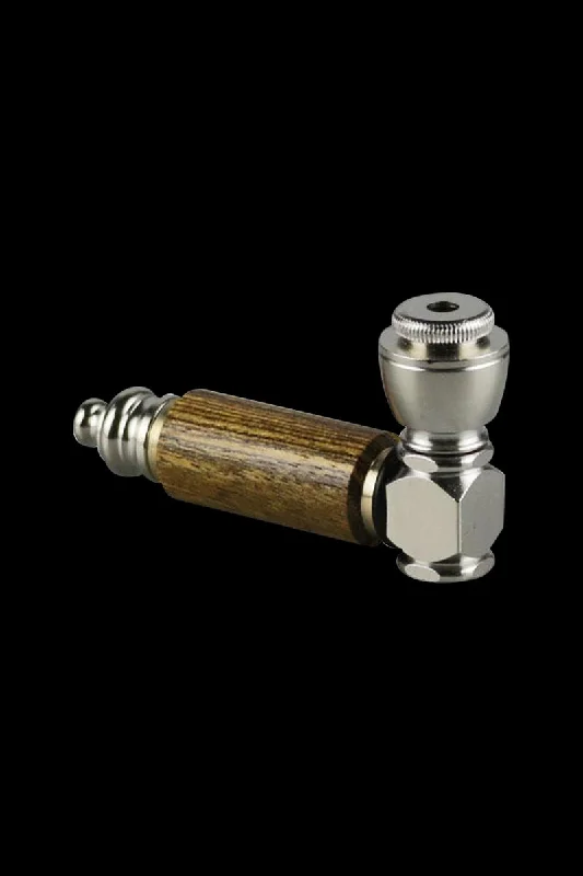 Pet ProductsExotic Wood & Stainless Steel Hand Pipe