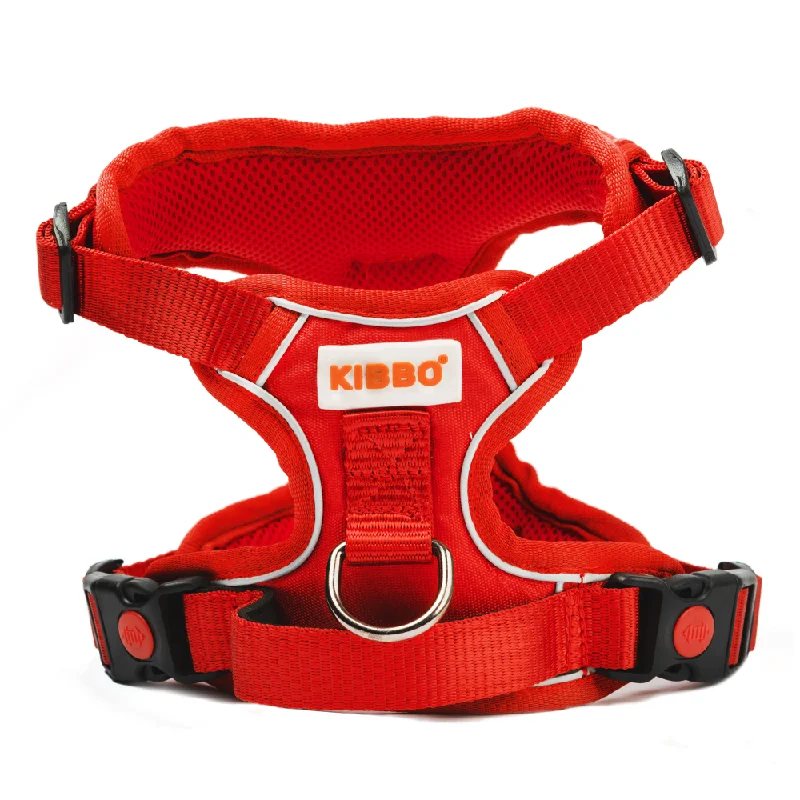 - Organic cotton dog bibsKibbo Reflective Vest Harness with Dual Lock Buckle for Dogs (Red)