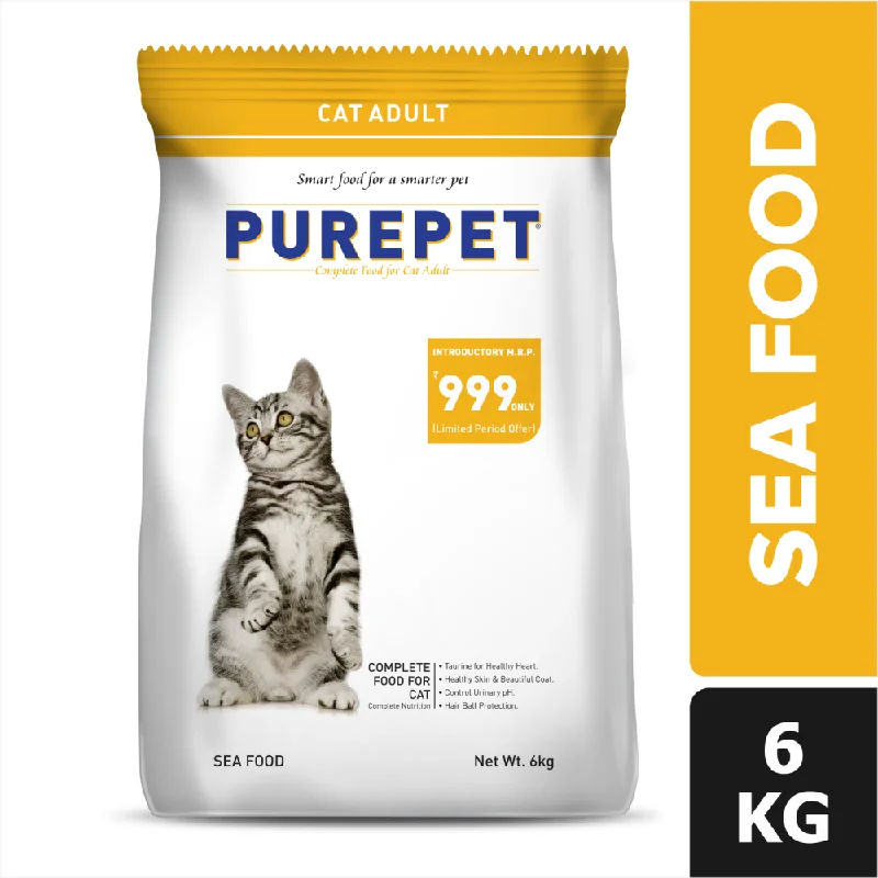 Pet ProductsPurepet Seafood Adult Cat Dry Food
