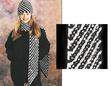 - Automatic induction pet water dispenserBias Stripe Hat & Scarf (Knit)