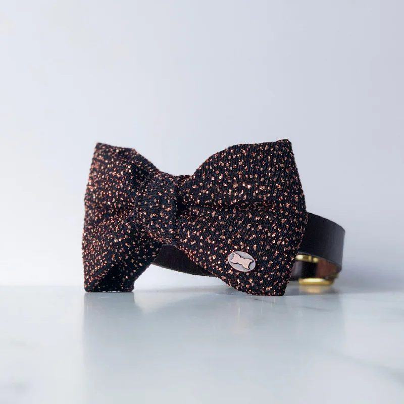 - ​​Christmas pet Christmas clothingCosmic Glitter Dog Bow Tie