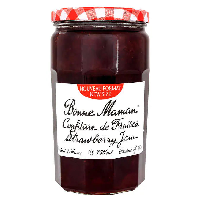  -Splash-proof food bowl AND Anti-choking slow food bowlBonne Maman Strawberry Jam, 750 mL