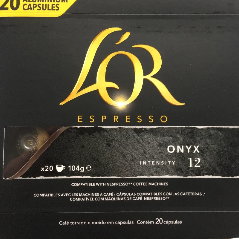 - Solid wood cat climbing frame customized40x L'Or Espresso Onyx Aluminium Nespresso Coffee Capsules (2 Packs of 20 Pods)