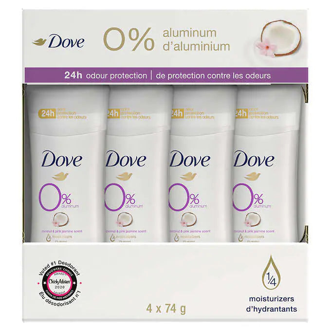 - Foldable and portable cat bagDove 0% Deodorant Coconut and Pink Jasmine