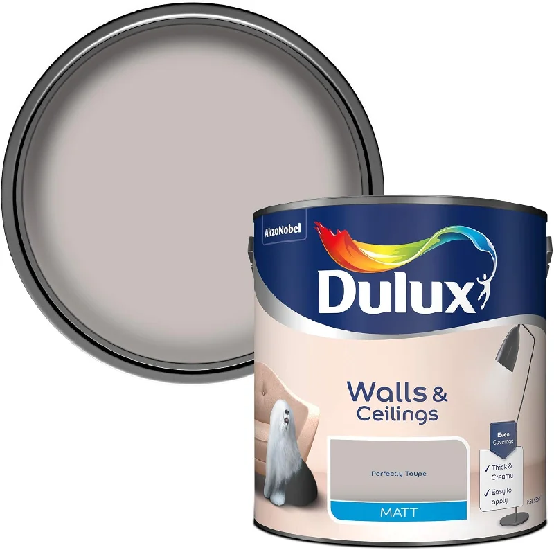 - Winter dog thick down jacketDulux Matt Emulsion Paint For Walls And Ceilings - Perfectly Taupe 2.5 Litres - Winter dog thick down jacketDulux Matt Emulsion Paint For Walls And Ceilings - Perfectly Taupe 2.5 Litres