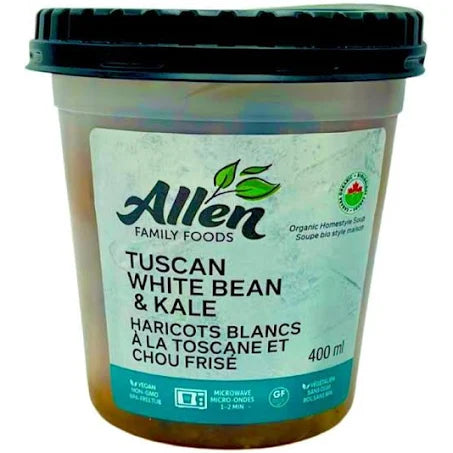 - Degradable pet feces bagAllen Family Foods Tuscan White Bean and Kale Soup, 400ml