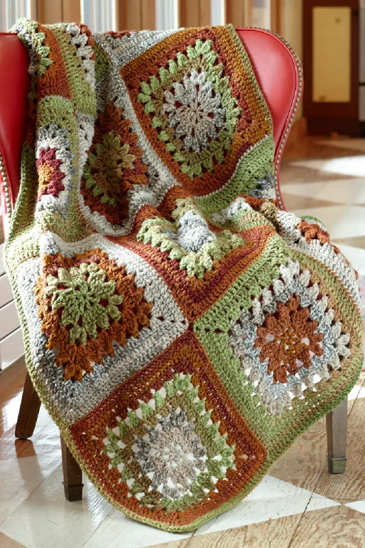 ---Granny Throw Pattern (Crochet) - Version 3