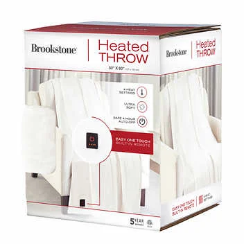 - Automatic temperature adjustment cat bedBrookstone Heated Throw