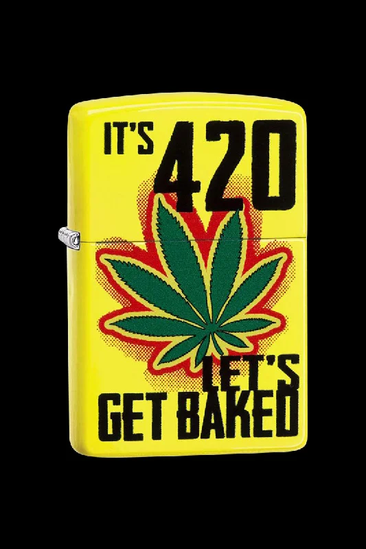 - Organic cotton dog bibsZippo "Let's Get Baked" Lighter