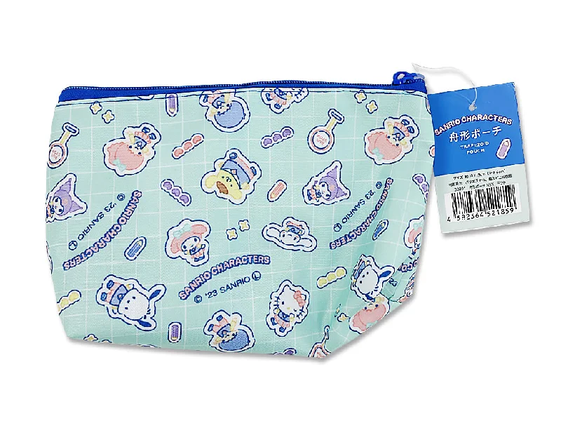 - Foldable and portable cat bagTrapezoid Pouch Sanrio Character Mix Mint