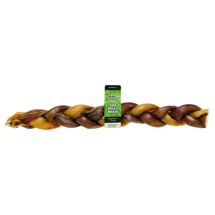 - Gastrointestinal conditioning dog foodREDBARN 12" Braided Bully Stick *Clearance*