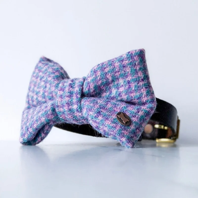 - Pet water dispenser UV sterilization versionViolet Dog Bow Tie | Harris Tweed