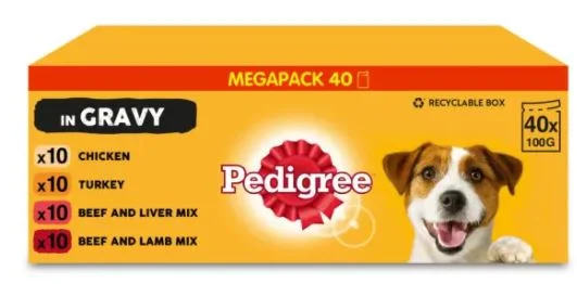 - Winter dog thick down jacketPedigree Pouch Mixed Selection In Jelly (40 For 36 x 100g)