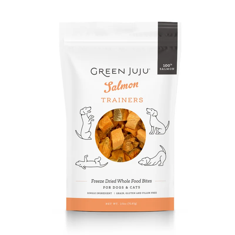 ---Green Juju Freeze-Dried Salmon Trainers for Dogs & Cats