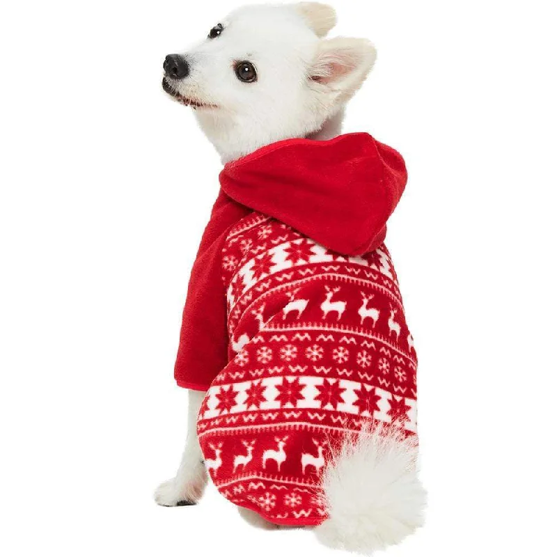 - Pregnant cat delivery room warming boxChristmas Reindeer Snowflake Jacket Hoody