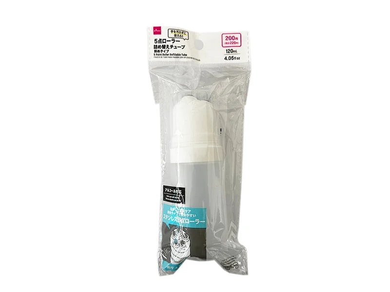 - Hamster silent running wheel to prevent chewing5 Point Roller Refillable Tube 120ml Diagonal