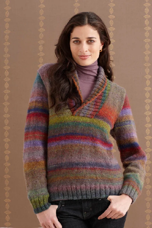 - Summer pet ice matWisteria Shawl Collar Pullover (Knit)