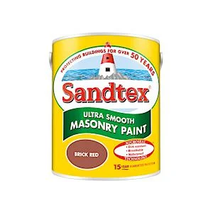 - Remote interactive pet feederSANDTEX MICROSEAL SMOOTH MASONRY PAINT BRICK RED 5 LITRE