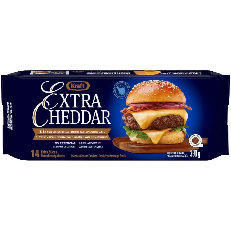 ---Kraft Extra Cheddar Slices