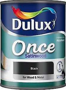 - Dog anti-slip matDulux Once Satinwood Paint For Wood And Metal - Pure Brilliant White 750 Ml