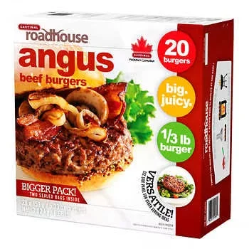 - Postoperative pet anti-licking Elizabethan collarCardinal Roadhouse Frozen Angus Beef Burgers 20 × 151 g