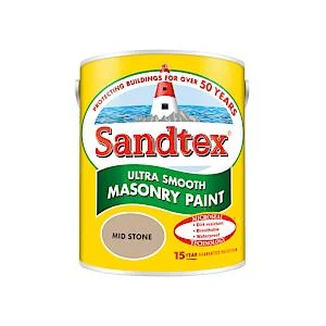 - Elderly dog ​​joint care mattressSandtex Ultra Smooth Masonry Paint 5 Litre Stock Colours - Mid Stone